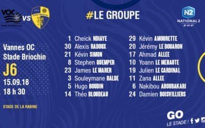 VANNES OC – STADE : LE GROUPE