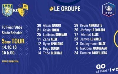 FC PONT L’ABBE – STADE BRIOCHIN : LE GROUPE