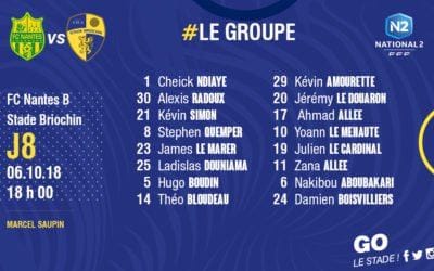 FC NANTES B – STADE BRIOCHIN : LE GROUPE