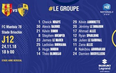 FC MANTOIS 78 – STADE BRIOCHIN : LE GROUPE