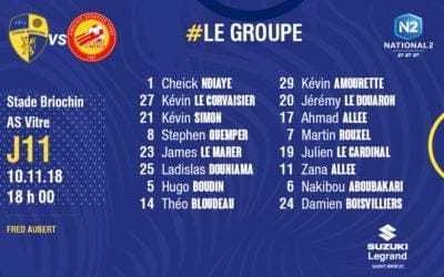 STADE BRIOCHIN – AS VITRE : LE GROUPE