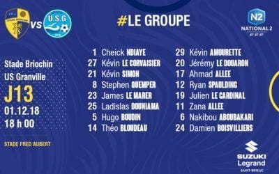 STADE BRIOCHIN – US GRANVILLE : LE GROUPE