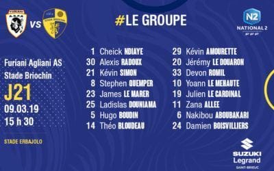 AS FURIANI AGLIANI – STADE BRIOCHIN : LE GROUPE