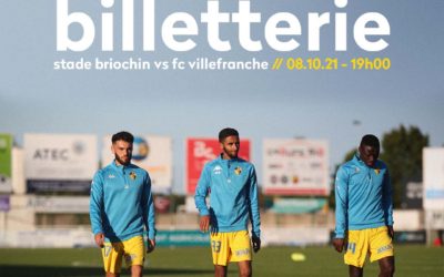 Billetterie : J-3 avant Stade Briochin / FC Villefranche !