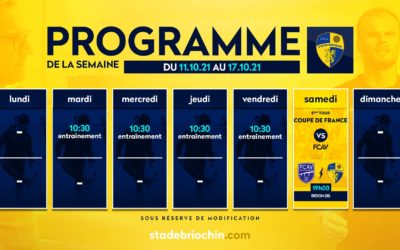 Programme de la semaine