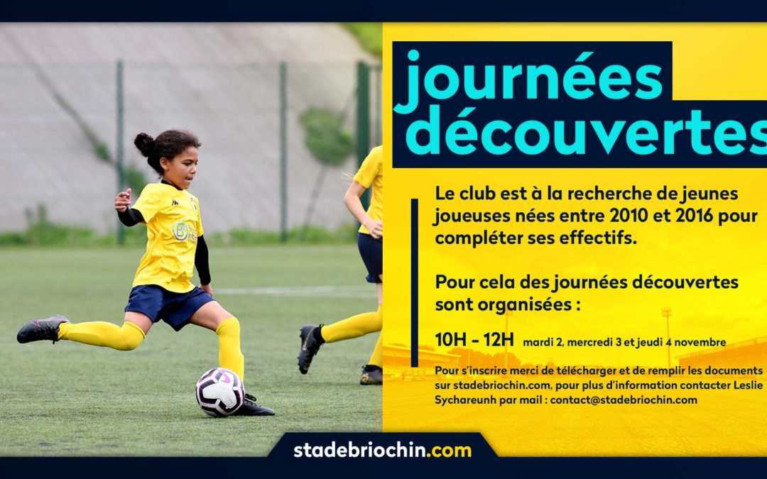 Journées découvertes sections féminines