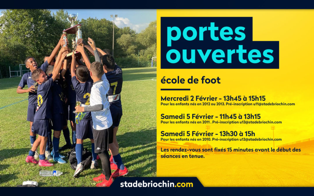 Portes ouvertes école de foot